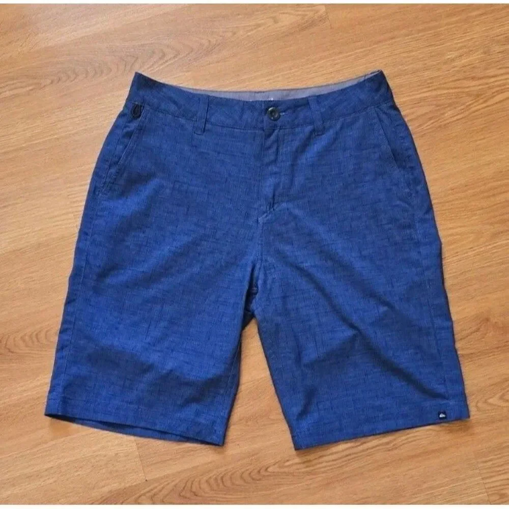 Quicksilver Platypus Amphibian Shorts Mens Size 29 Blue 9.5